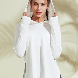 Custom women hoodies sports loose spring and autumn thin open-end sweatshirt