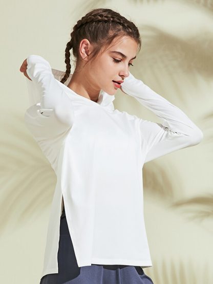 Custom women hoodies sports loose spring and autumn thin open-end sweatshirt - Image 4