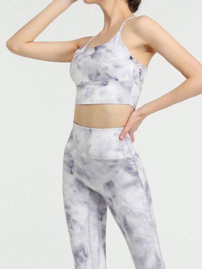 Custom women's fitness apparel custom printed yoga clothing
