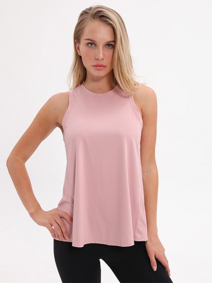 Custom womens loose workout tank tops a breathable running - Image 3