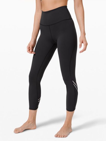 Custom yoga leggings womens mesh splicing gym high waisted yoga pants