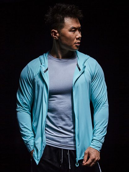 Customize your own track jacket long sleeve zipper lightweight sports wear - Image 3