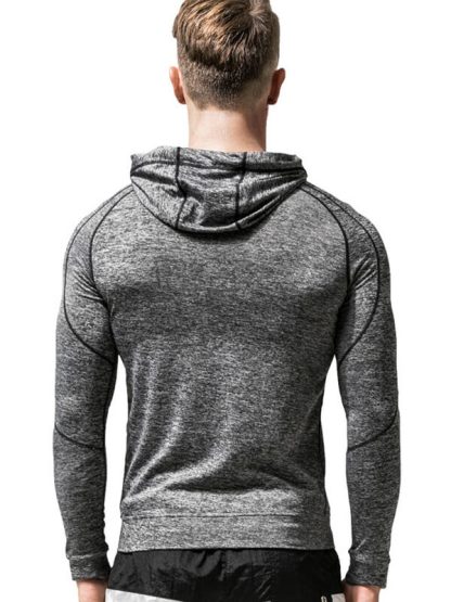 Customize your own sports jacket thin zipper hooded sweatsuit - Image 2