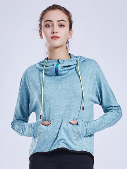 Customized sports hoodie drawstring sweatshirt cationic pullover