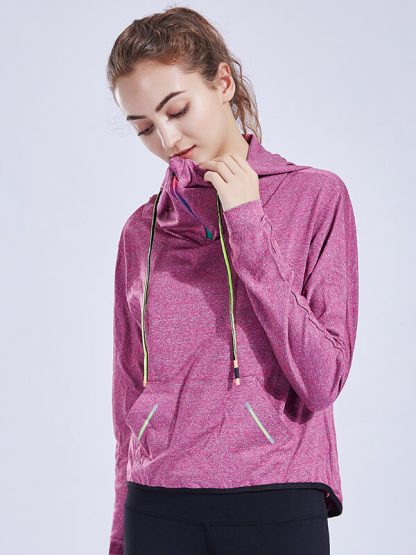 Customized sports hoodie drawstring sweatshirt cationic pullover - Image 5