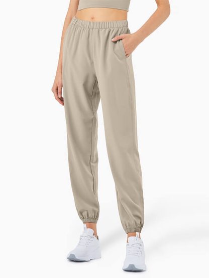 Dri fit branded loose jogger track pants custom