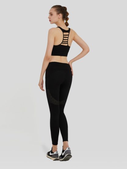 Eco friendly activewear manufacturers china Sports bra Leggings - Image 4