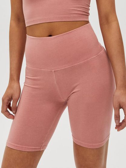 Cheap soft cotton biker shorts custom comfort colors skinny shorts - Image 2