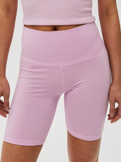 Cheap soft cotton biker shorts custom comfort colors skinny shorts - Image 3