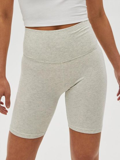 Cheap soft cotton biker shorts custom comfort colors skinny shorts - Image 4