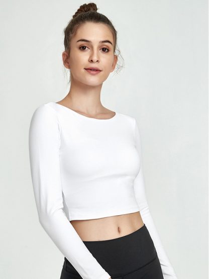 Gym clothes custom China mesh stitching yoga clothes - Image 3