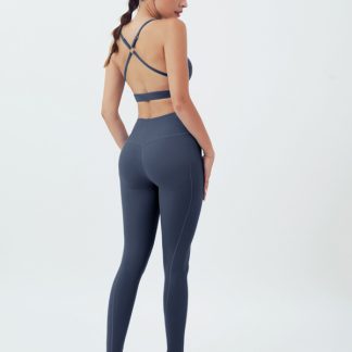 Gym wear clothing manufacturer China Backless yoga clothing