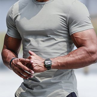 China Gym Wear Wholesale Men's Soft Fitness T Shirt manufacturers