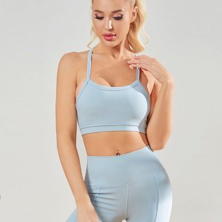Fitness wear manufacturer China solid color biker shorts set