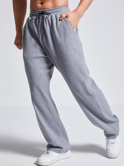 Men loose yoga pants wholesale china manufacturers with logo cotton pants - Image 2