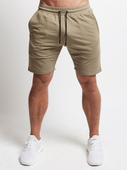 Men's jogger shorts custom cotton with logo sweat pants