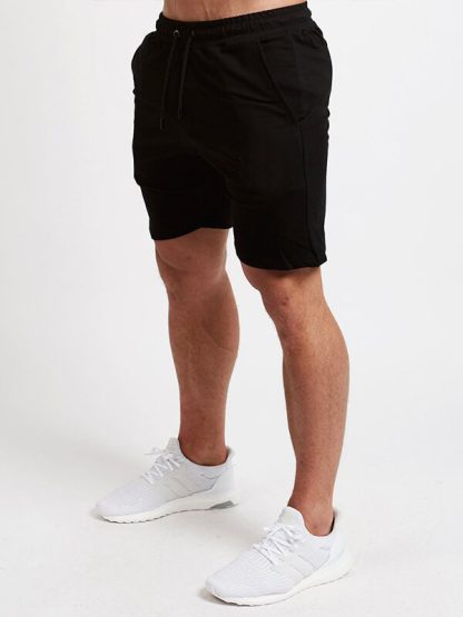 Men's jogger shorts custom cotton with logo sweat pants - Image 2