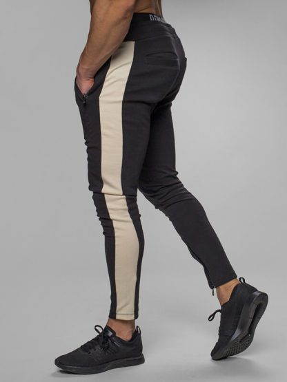 Mens jogger pants manufacturer offers blank stripe track pants - Image 4