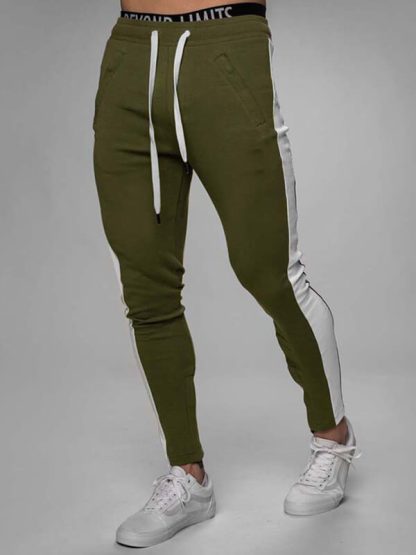 Mens jogger pants manufacturer offers blank stripe track pants - Image 5