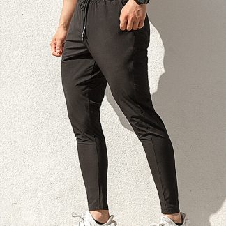 Nylon blank track pants wholesale men tapered jogger pants