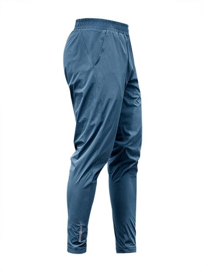 Nylon blank track pants wholesale men tapered jogger pants - Image 5