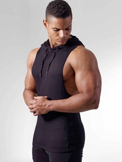 Off shoulder sweatshirt wholesale cotton tank tops sleeveless - Image 2