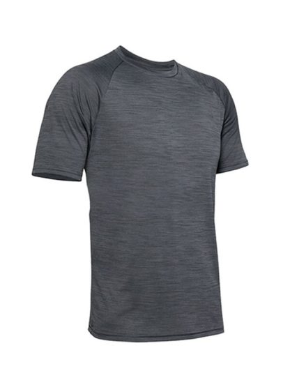 Plain gym wear wholesale short-sleeved polyester cationic sports t-shirts - Image 4