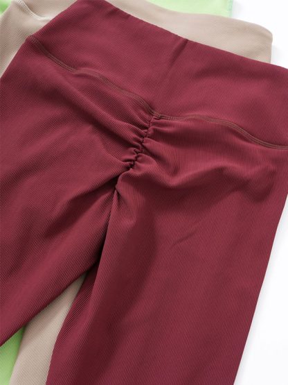 Private label fitness clothing manufacturers soft ribbed athletic wear - Image 7