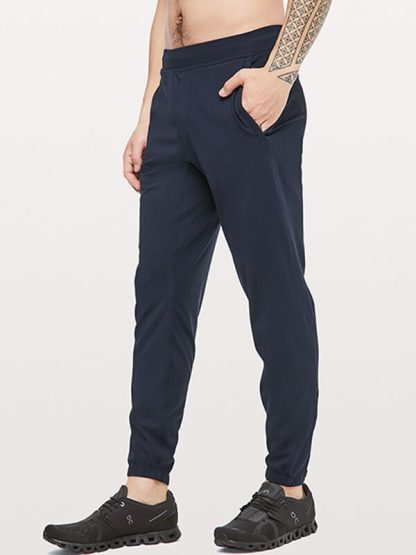 Polyester track pants wholesale drawstring waistband jogger pants