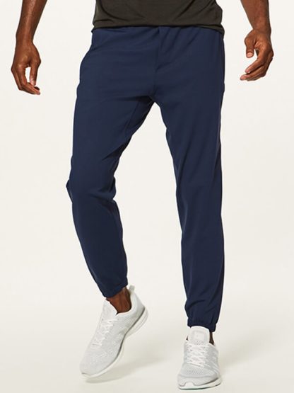 Polyester track pants wholesale drawstring waistband jogger pants - Image 2