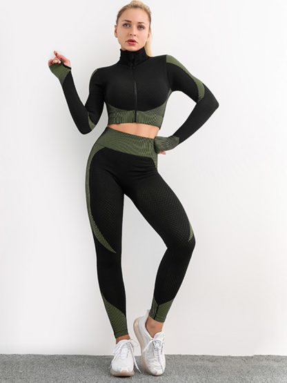 Seamless activewear manufacturer custom fitness wear - Image 2