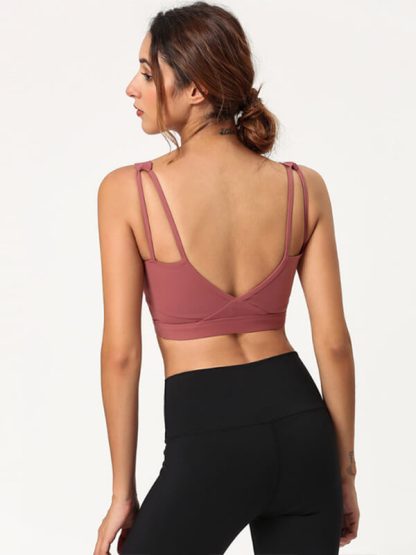 Sports Bra Wholesale Suppliers Women With Logo Backless Bra - Image 2
