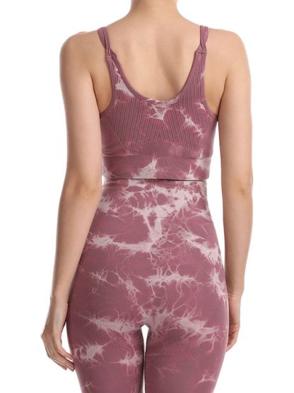 Activewear Apparel Custom Women's Seamless Tie Dye Set - Image 3