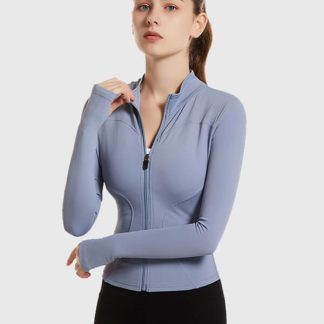 Sports Team Jackets Wholesale Women Comfortable Nylon Workout Clothes