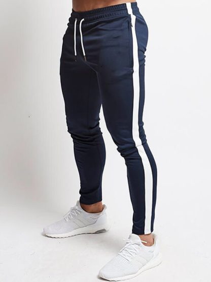 Stripe track pants wholesale men's jogger pants