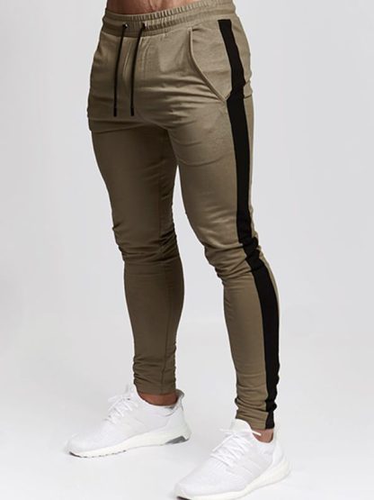 Stripe track pants wholesale men's jogger pants - Image 3