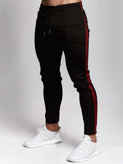 Stripe track pants wholesale men's jogger pants - Image 4