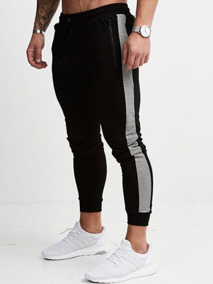 Stripe track pants wholesale men's jogger pants - Image 5