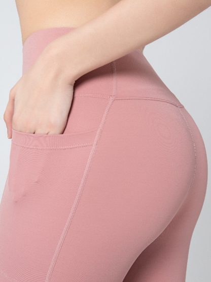 Supplex activewear custom cross strap sports bra leggings set - Image 6