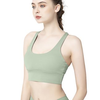 Activewear brands custom women strappy bra fitness wear set