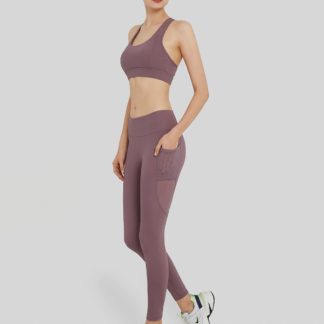 Activewear Clothing Manufacturers Tank Style Yoga Bra Sets