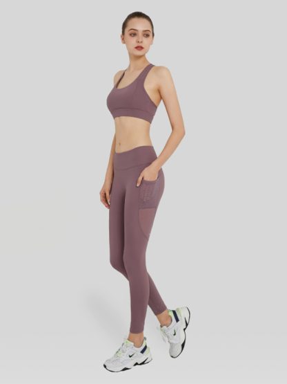 Activewear Clothing Manufacturers Tank Style Yoga Bra Sets
