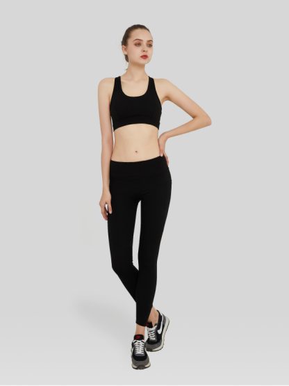 Activewear Clothing Manufacturers Tank Style Yoga Bra Sets - Image 2