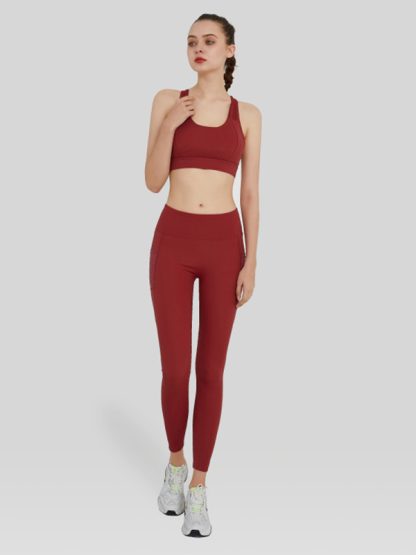 Activewear Clothing Manufacturers Tank Style Yoga Bra Sets - Image 3