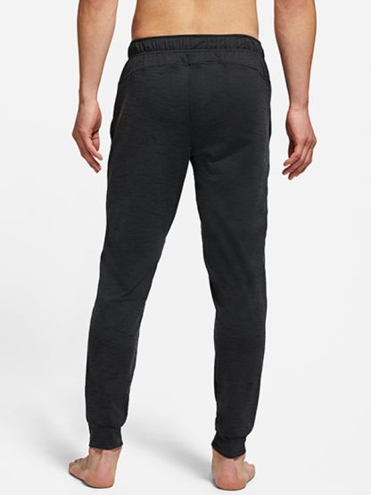 Wholesale black men yoga pants cotton sweat pants - Image 2