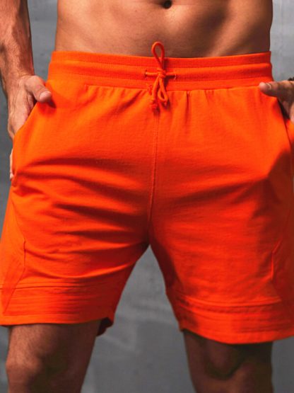 Wholesale Cotton Jogger Track Shorts With Pockets