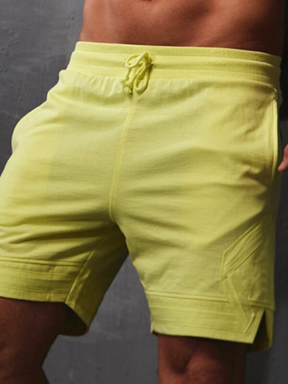 Wholesale Cotton Jogger Track Shorts With Pockets - Image 2