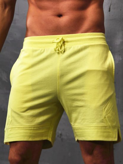 Wholesale Cotton Jogger Track Shorts With Pockets - Image 3