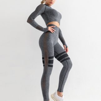 Activewear Custom China Mesh Seamless Fitness Clothing Suit