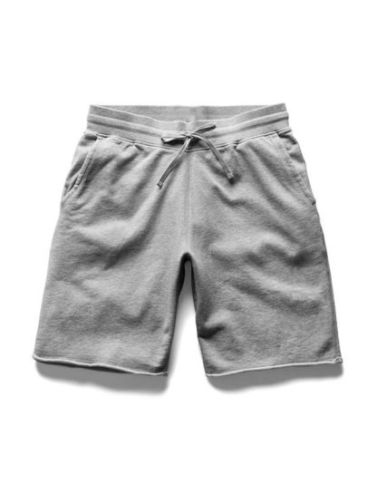 Wholesale cut off blank sweat shorts mens cotton jogger shorts - Image 3